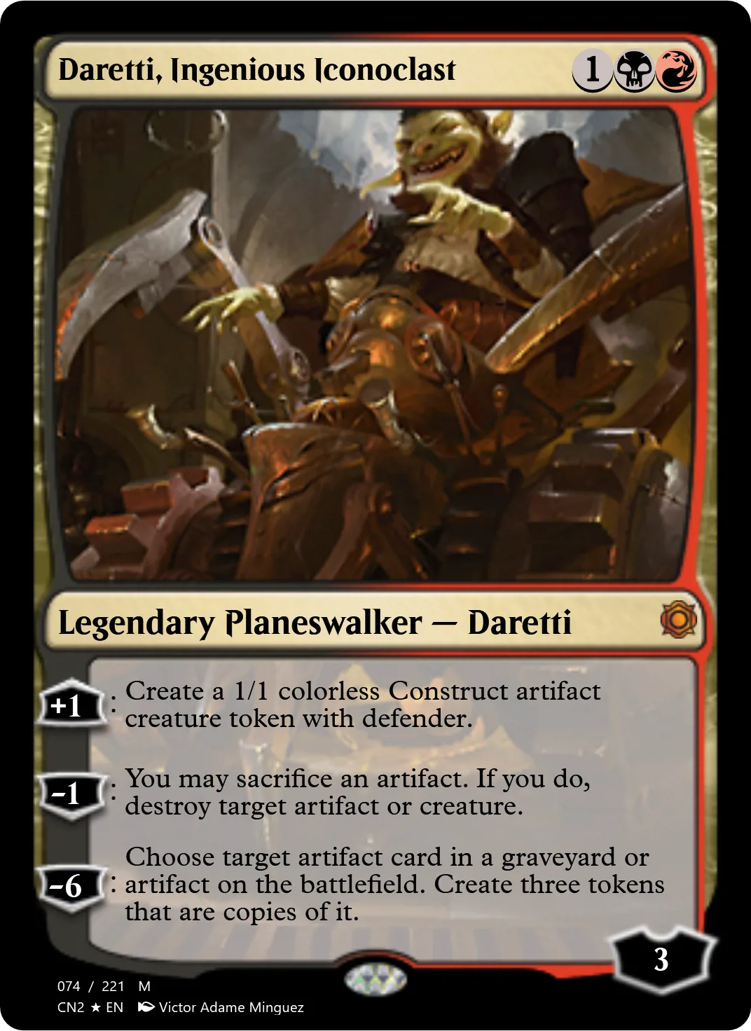 Daretti, Ingenious Iconoclast