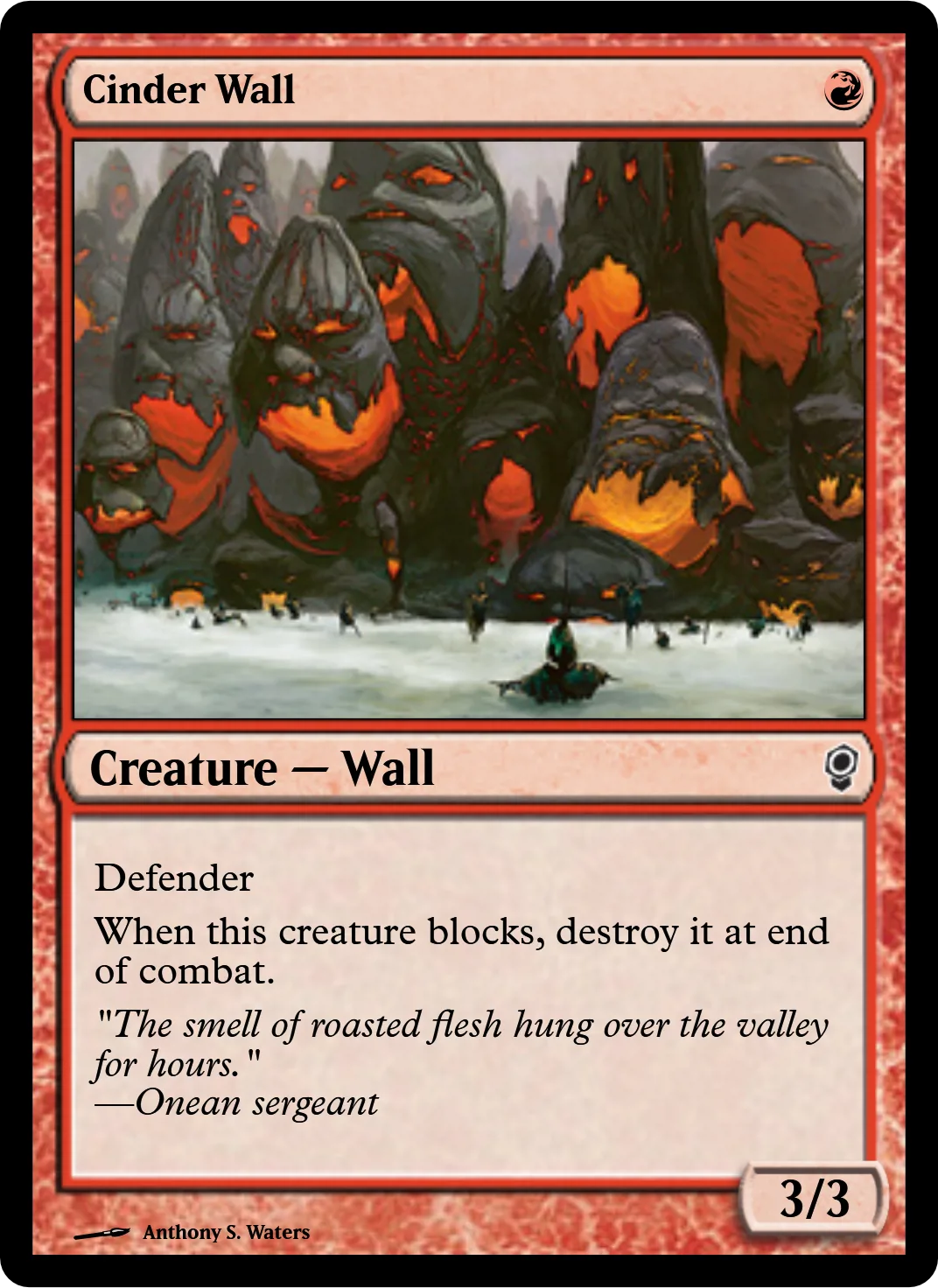 Cinder Wall