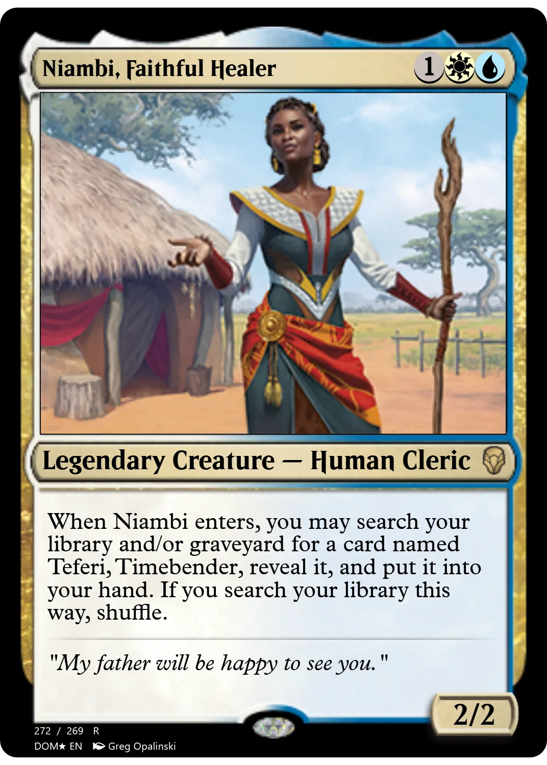 Niambi, Faithful Healer