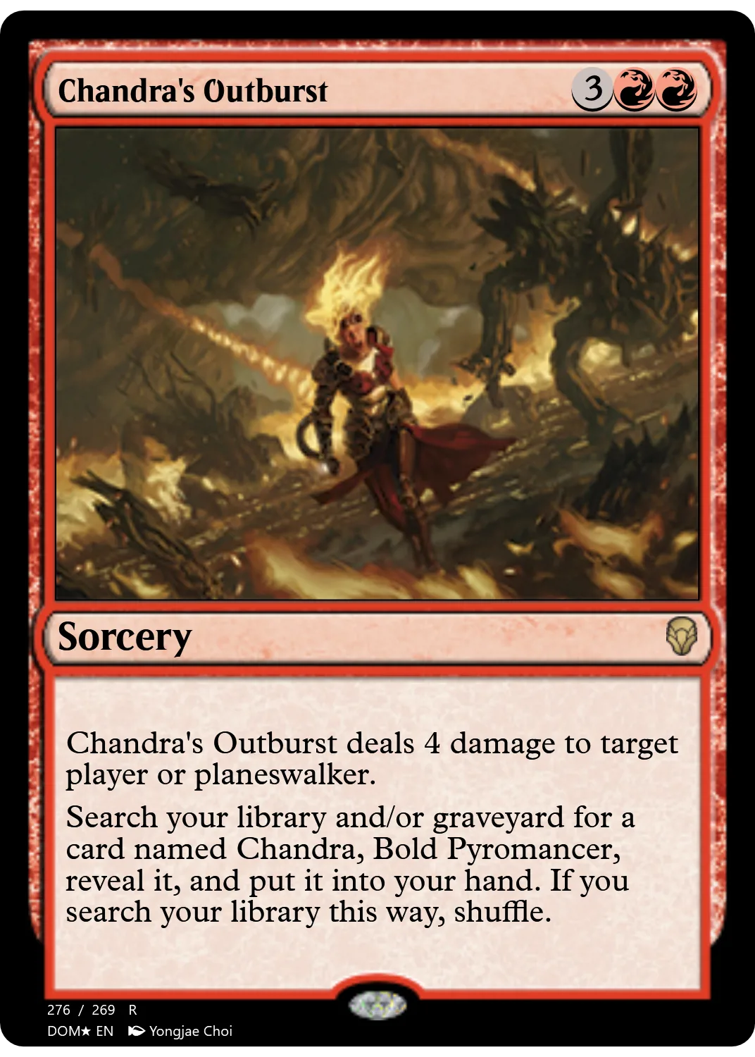 Chandra's Outburst