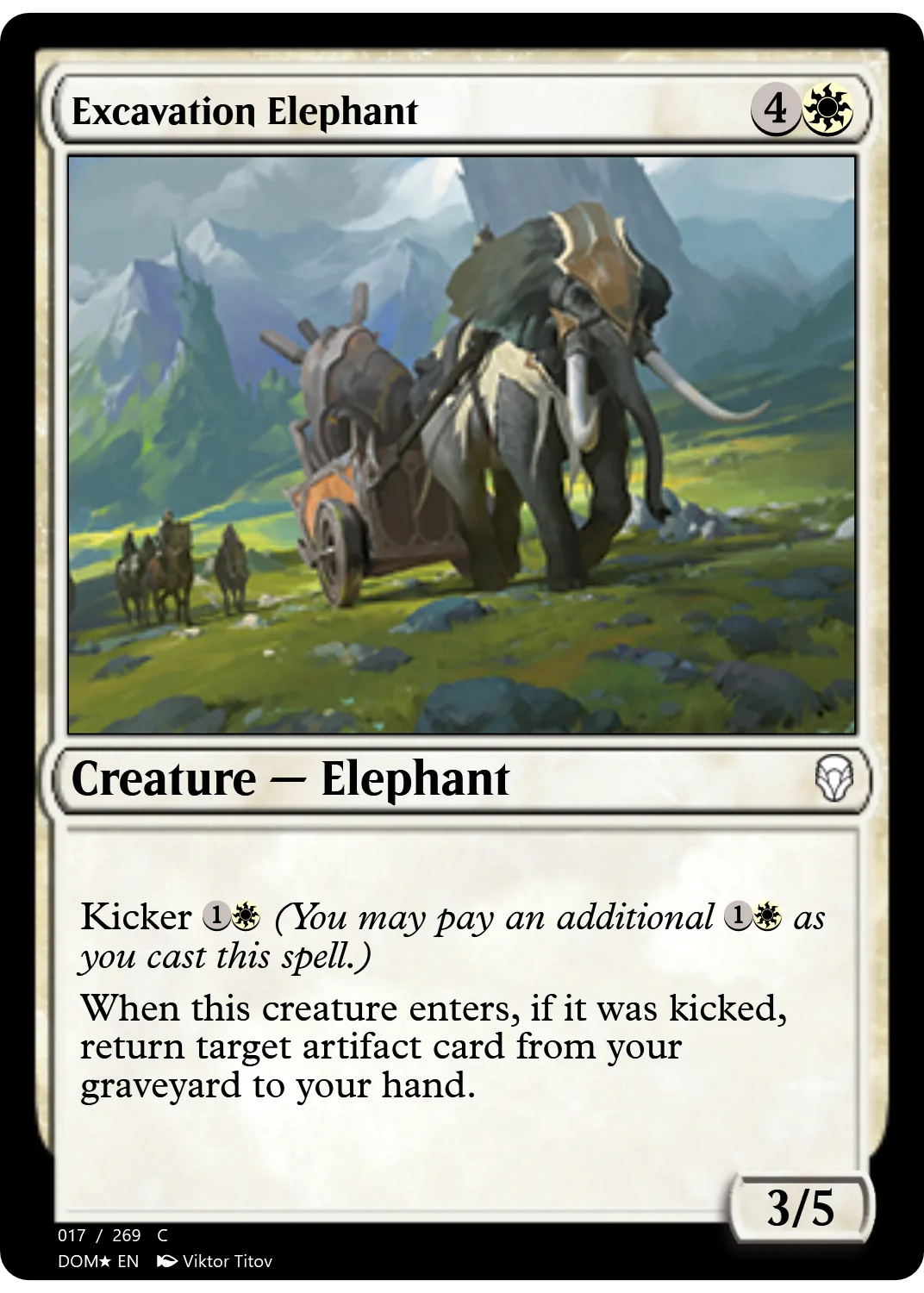 Excavation Elephant