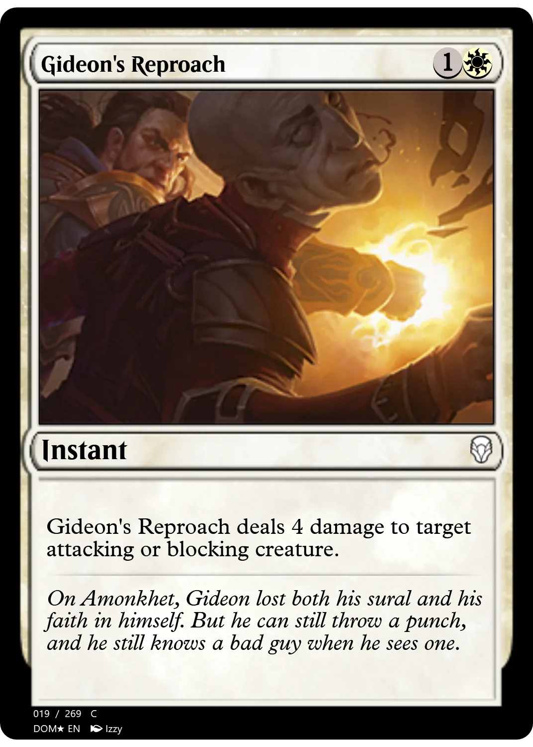 Gideon's Reproach
