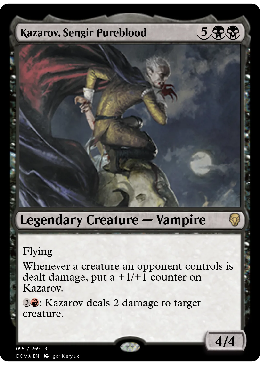 Kazarov, Sengir Pureblood