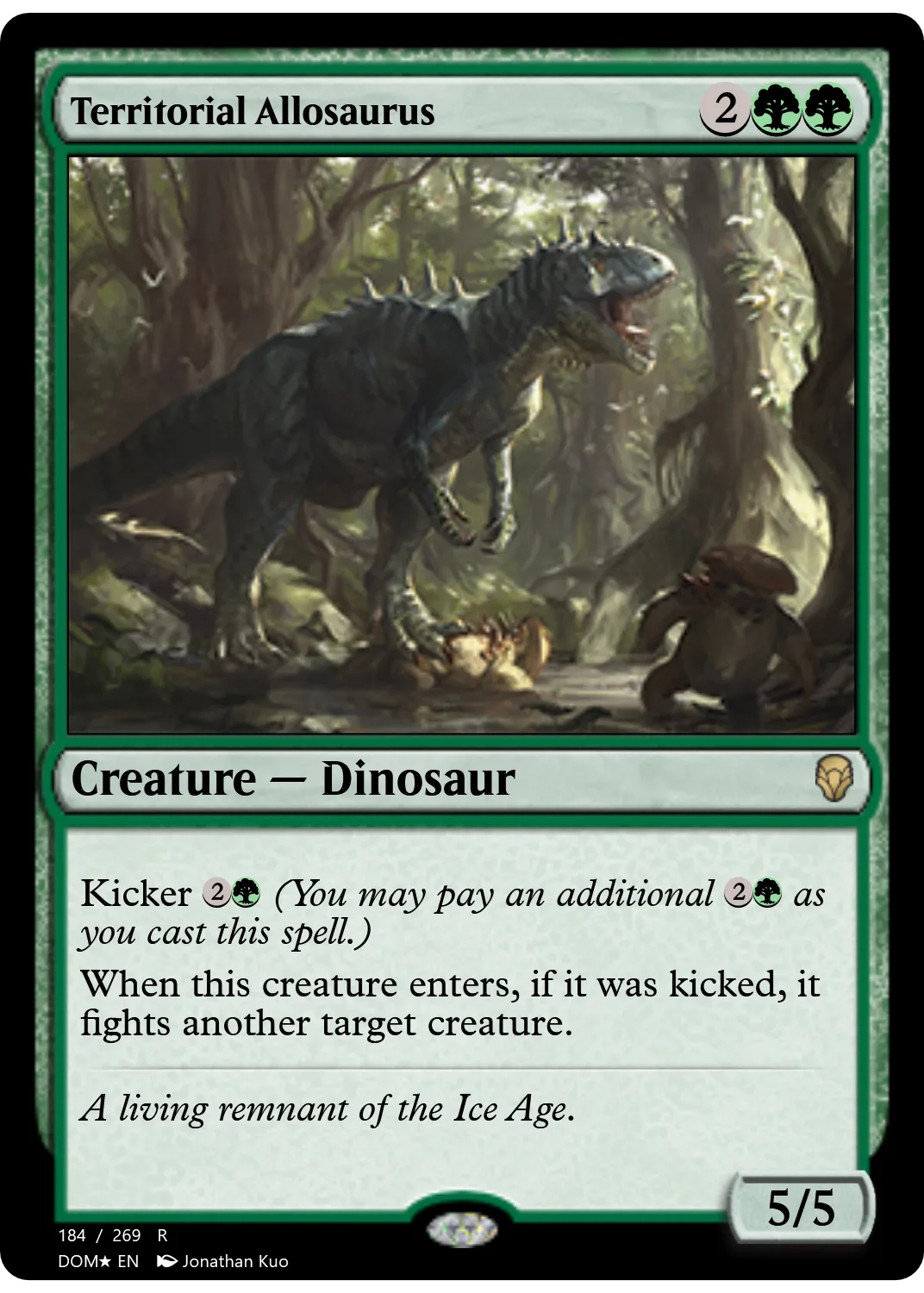 Territorial Allosaurus