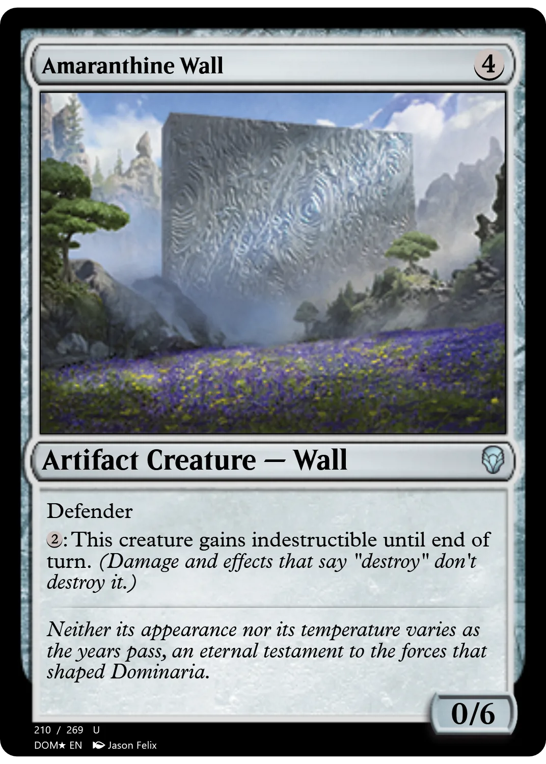 Amaranthine Wall