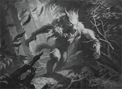 Blossom-Clad Werewolf