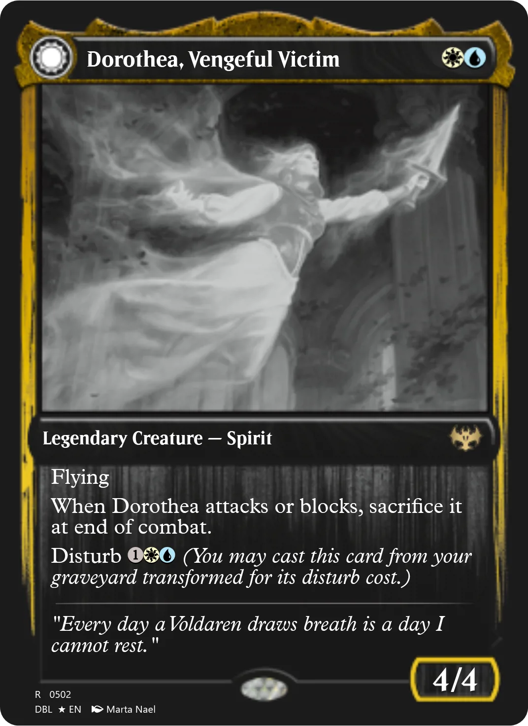 Dorothea, Vengeful Victim