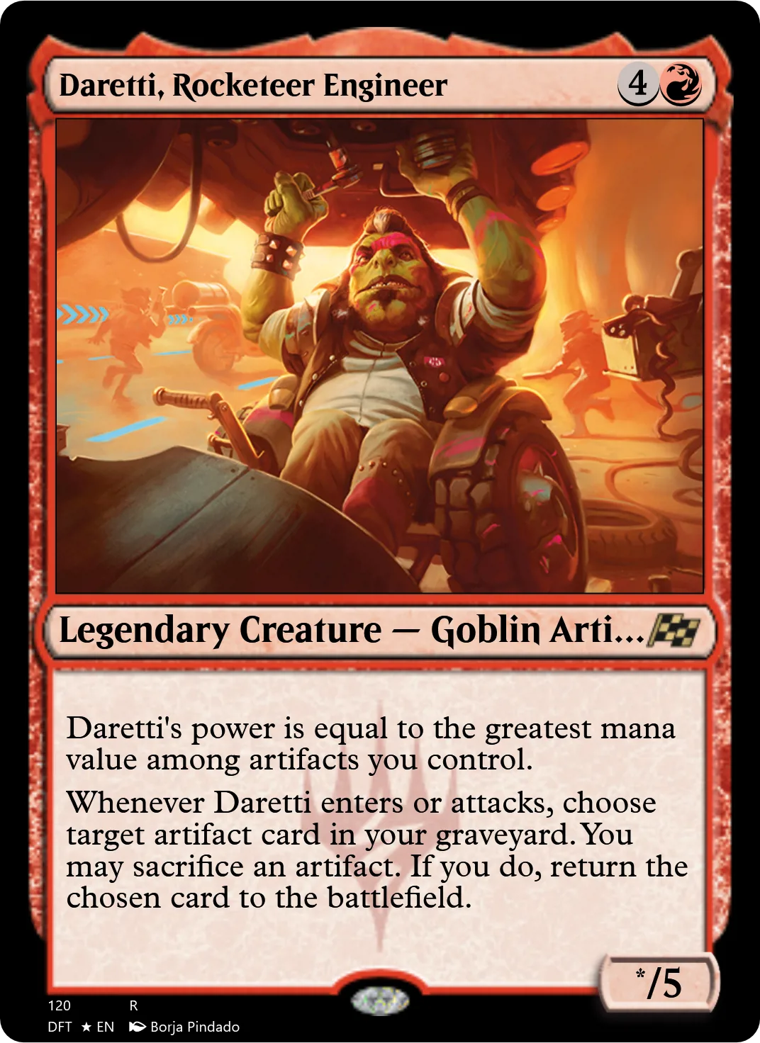 Daretti, Rocketeer Engineer