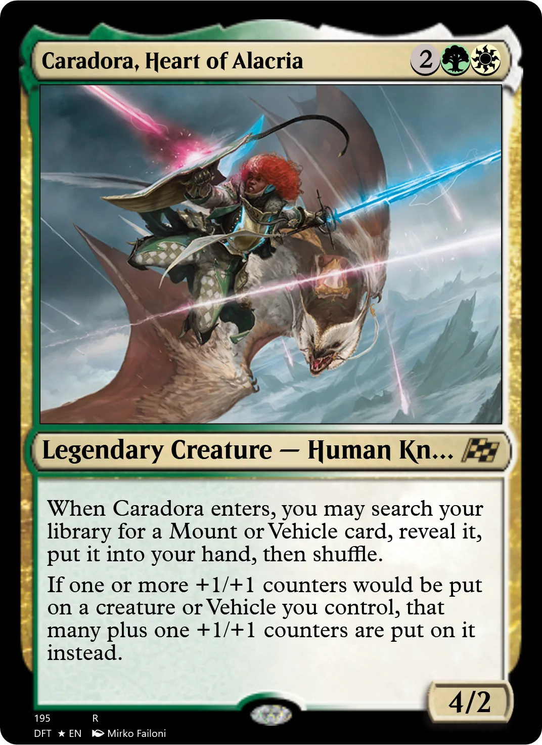 Caradora, Heart of Alacria