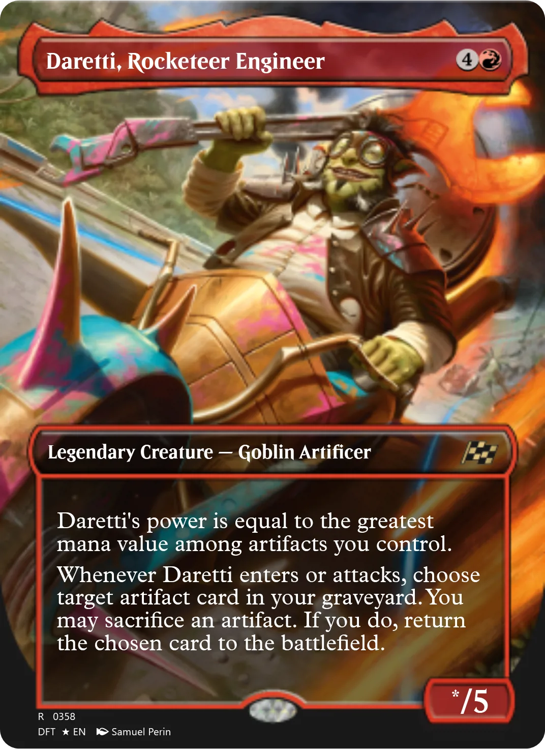 Daretti, Rocketeer Engineer