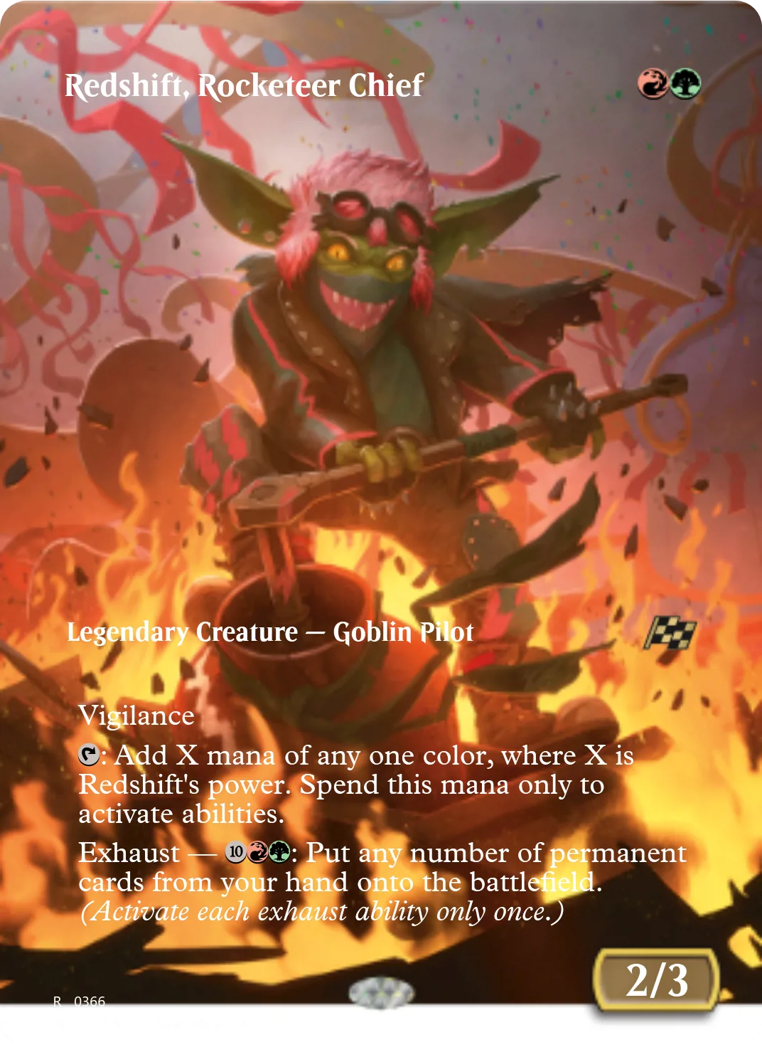 Redshift, Rocketeer Chief