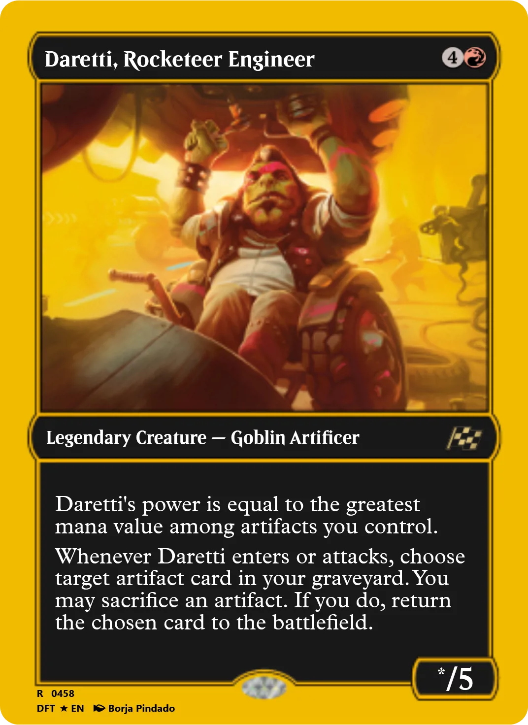 Daretti, Rocketeer Engineer