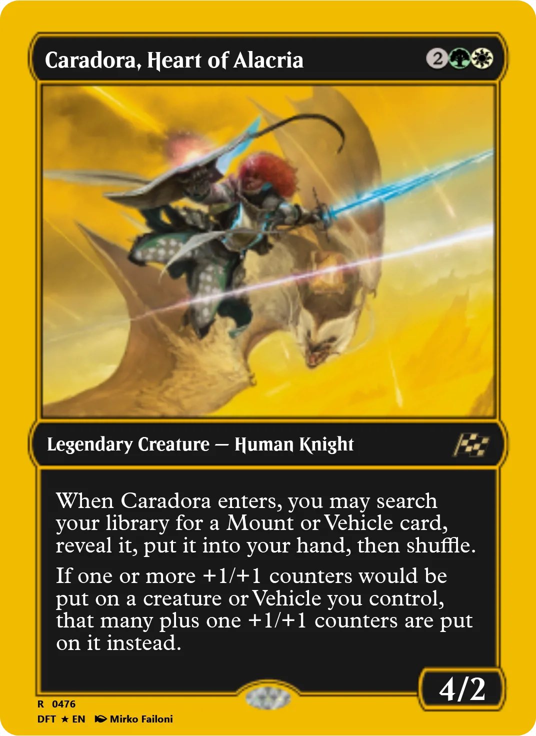 Caradora, Heart of Alacria