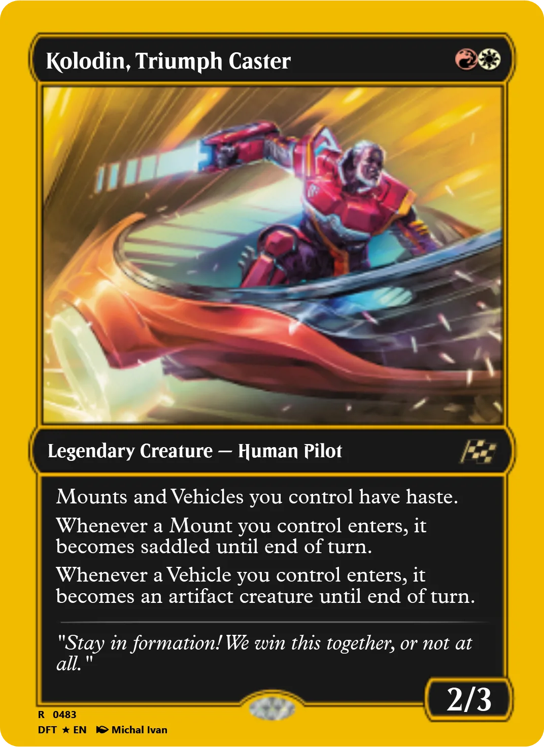 Kolodin, Triumph Caster