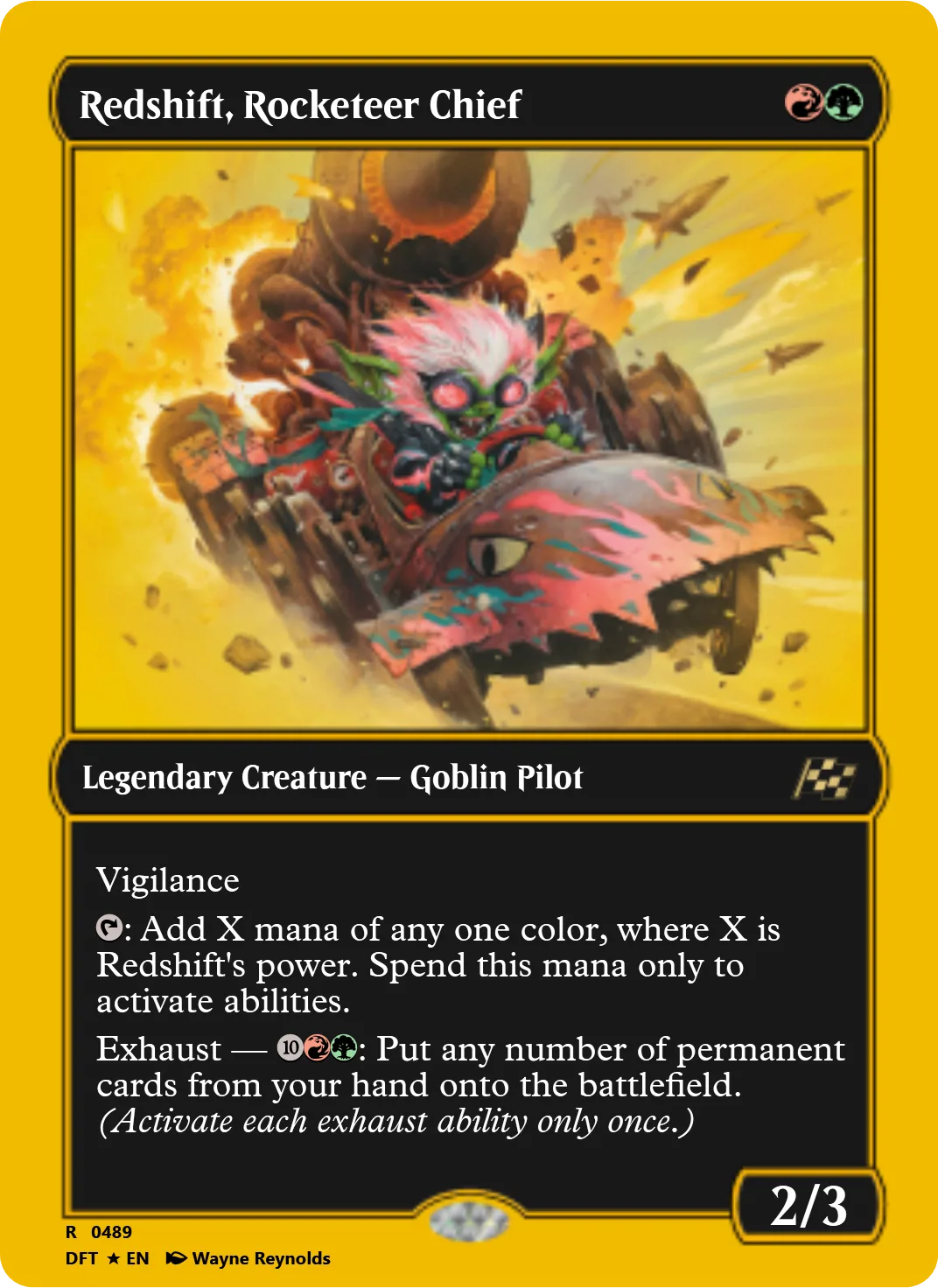 Redshift, Rocketeer Chief