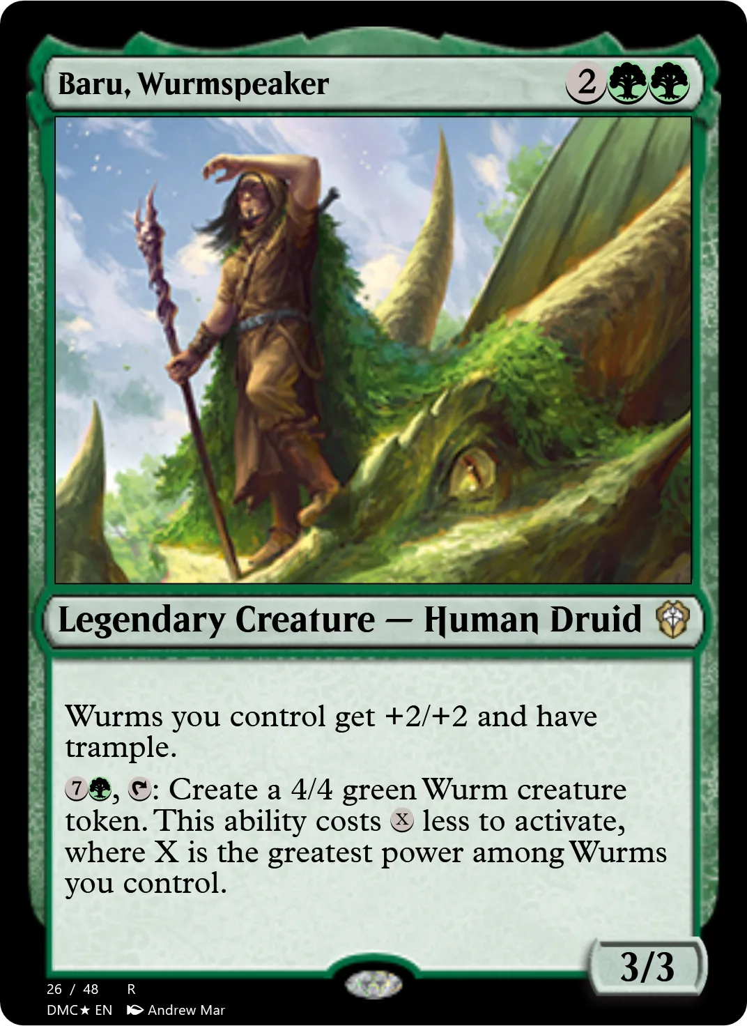 Baru, Wurmspeaker