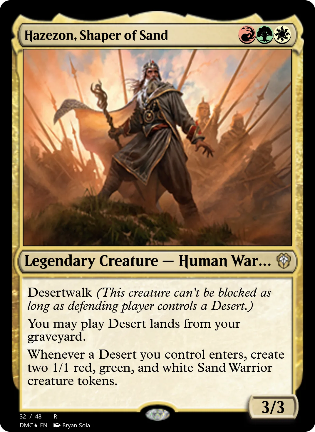 Hazezon, Shaper of Sand