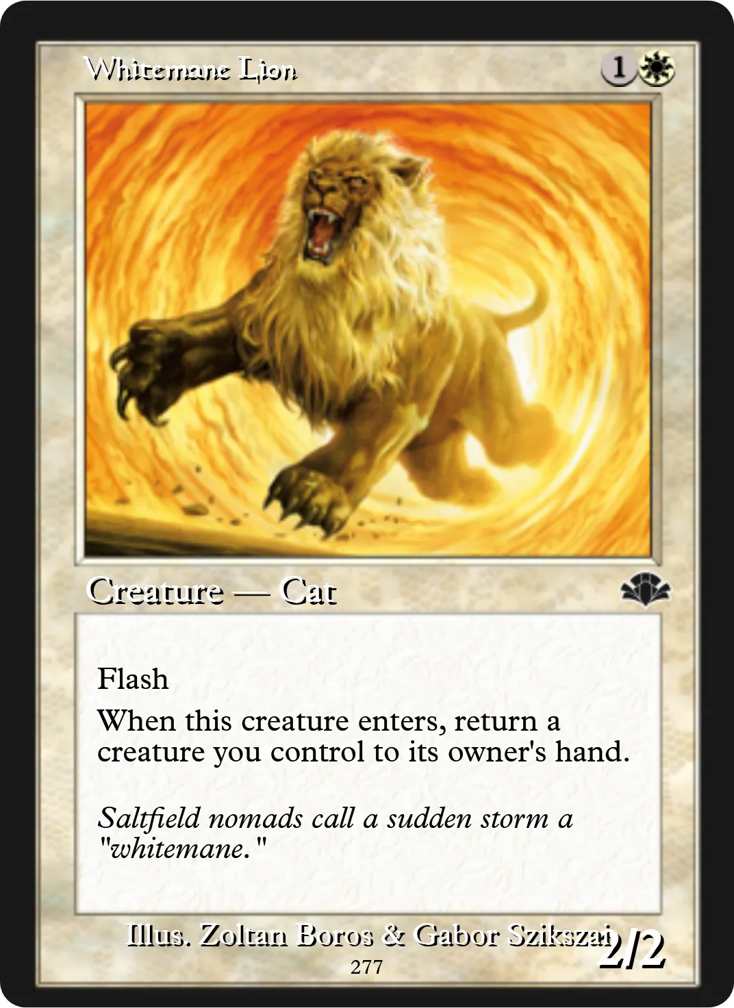 Whitemane Lion