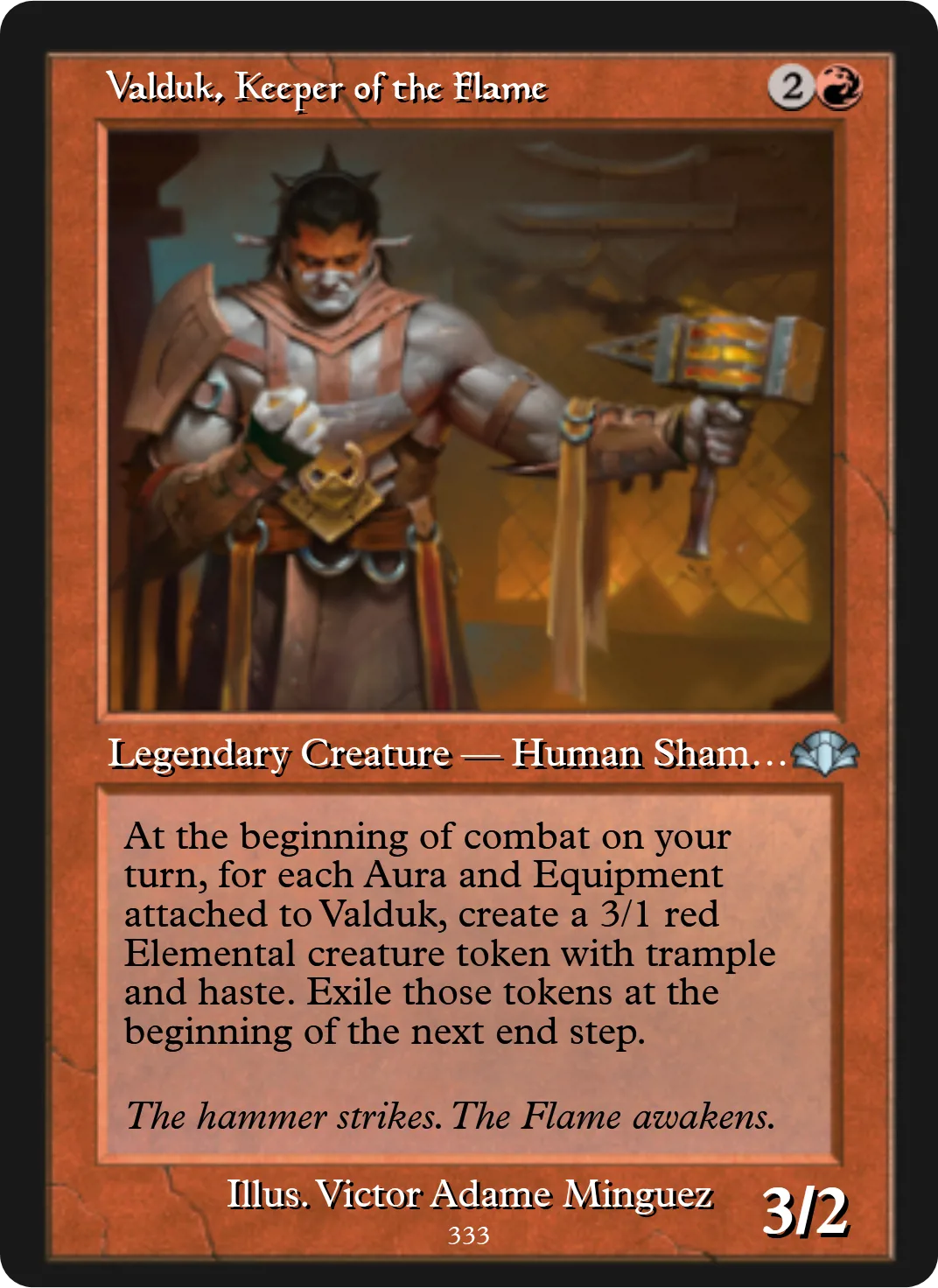 Valduk, Keeper of the Flame