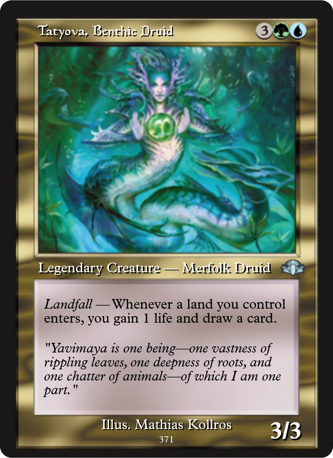 Tatyova, Benthic Druid
