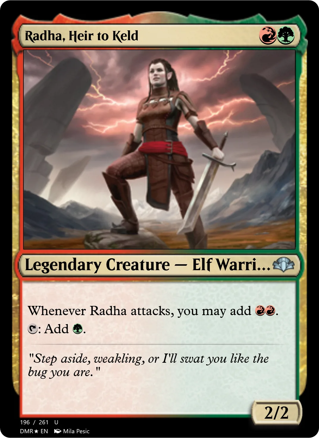Radha, Heir to Keld
