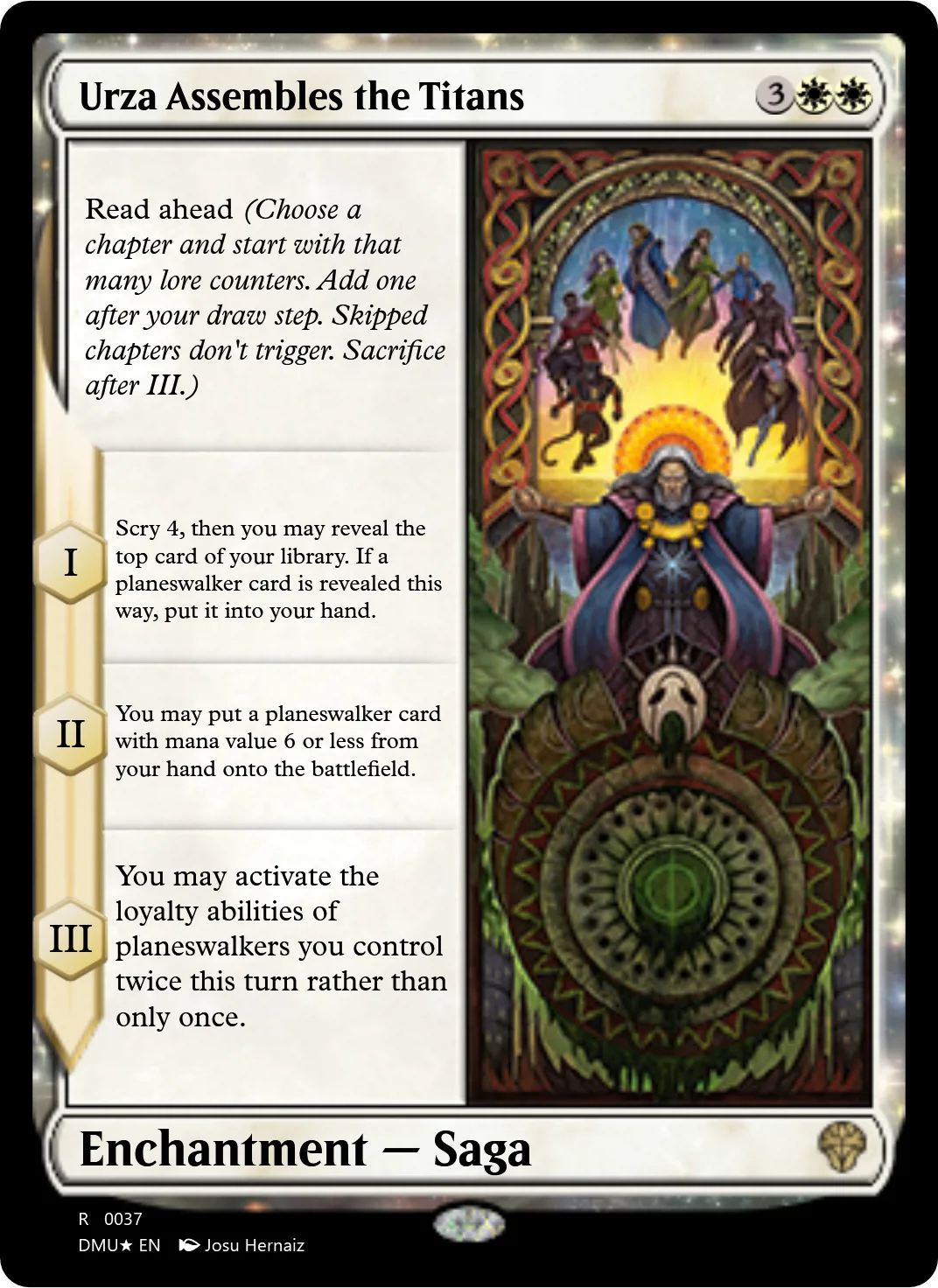 Urza Assembles the Titans