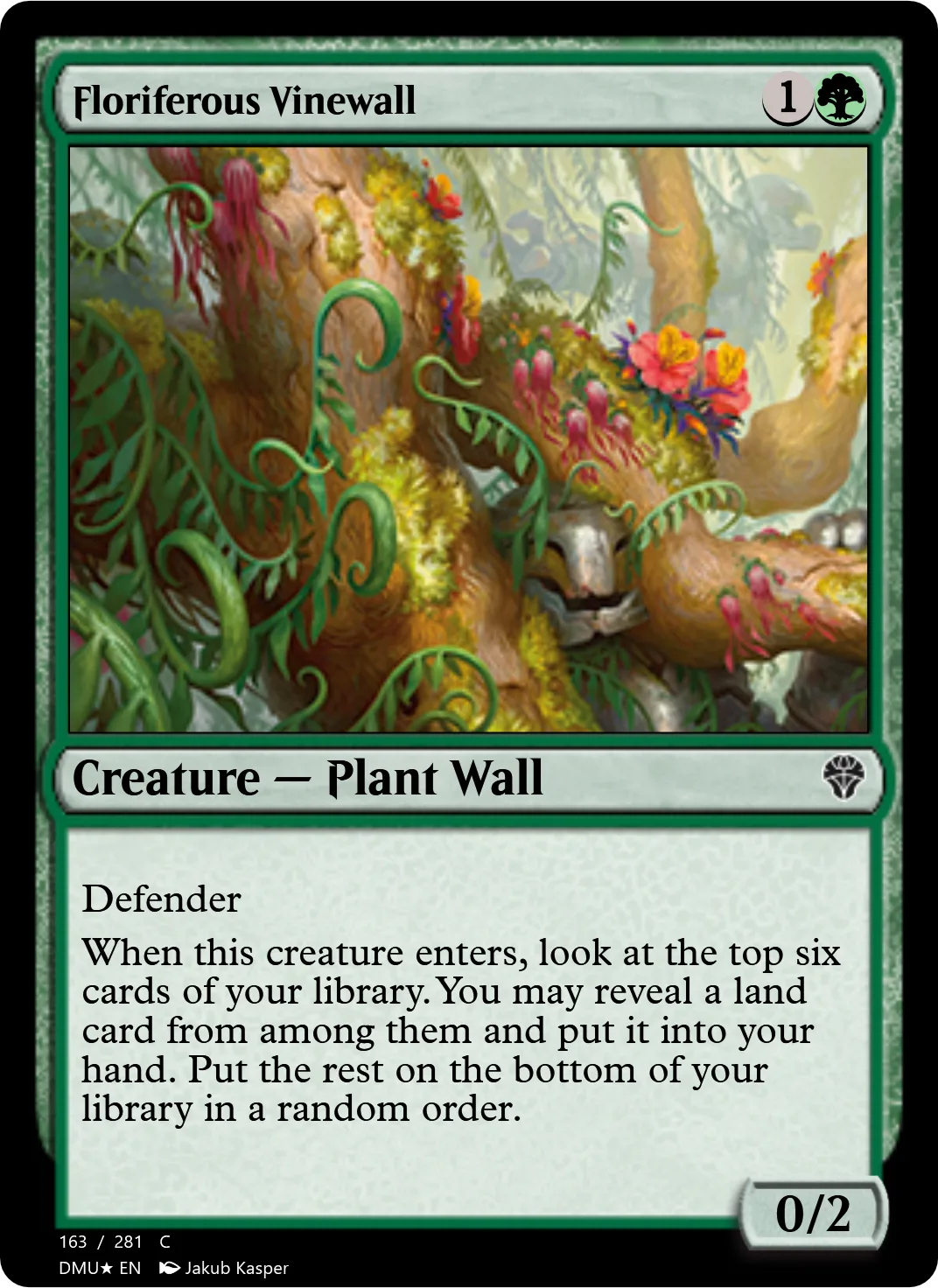 Floriferous Vinewall