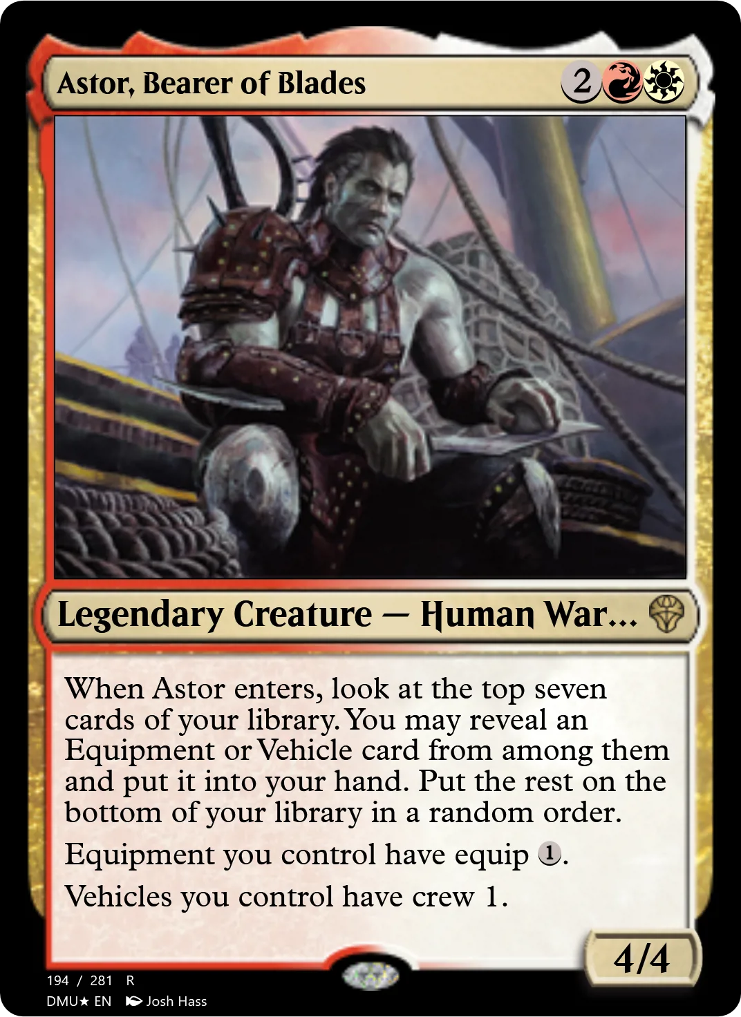 Astor, Bearer of Blades