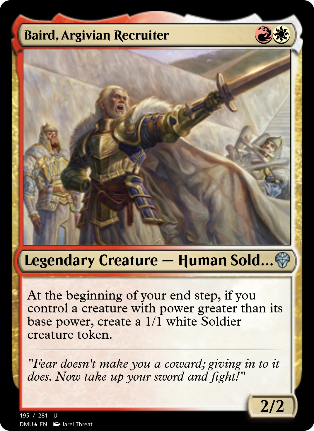 Baird, Argivian Recruiter