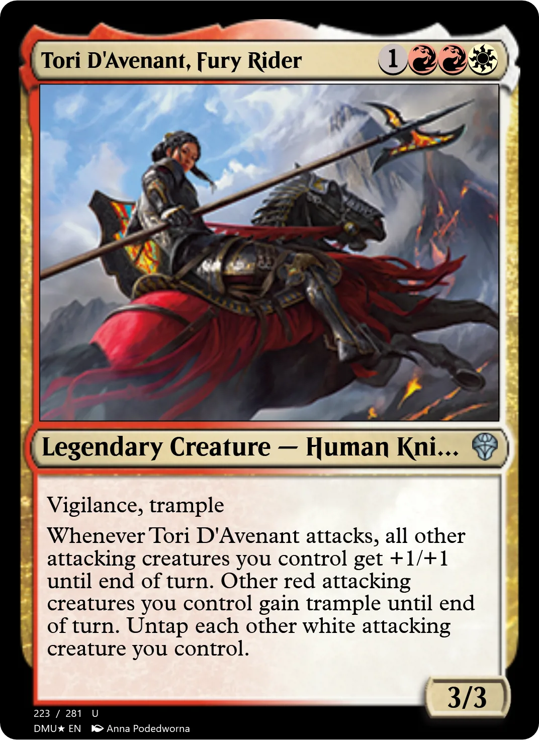 Tori D'Avenant, Fury Rider