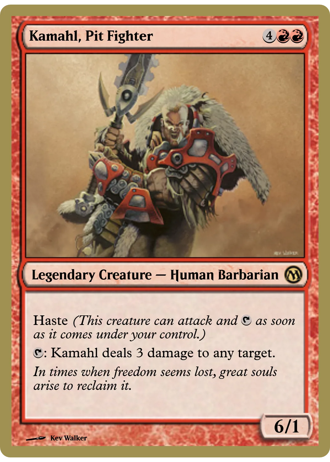 Kamahl, Pit Fighter