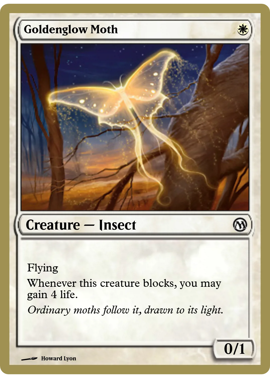 Goldenglow Moth