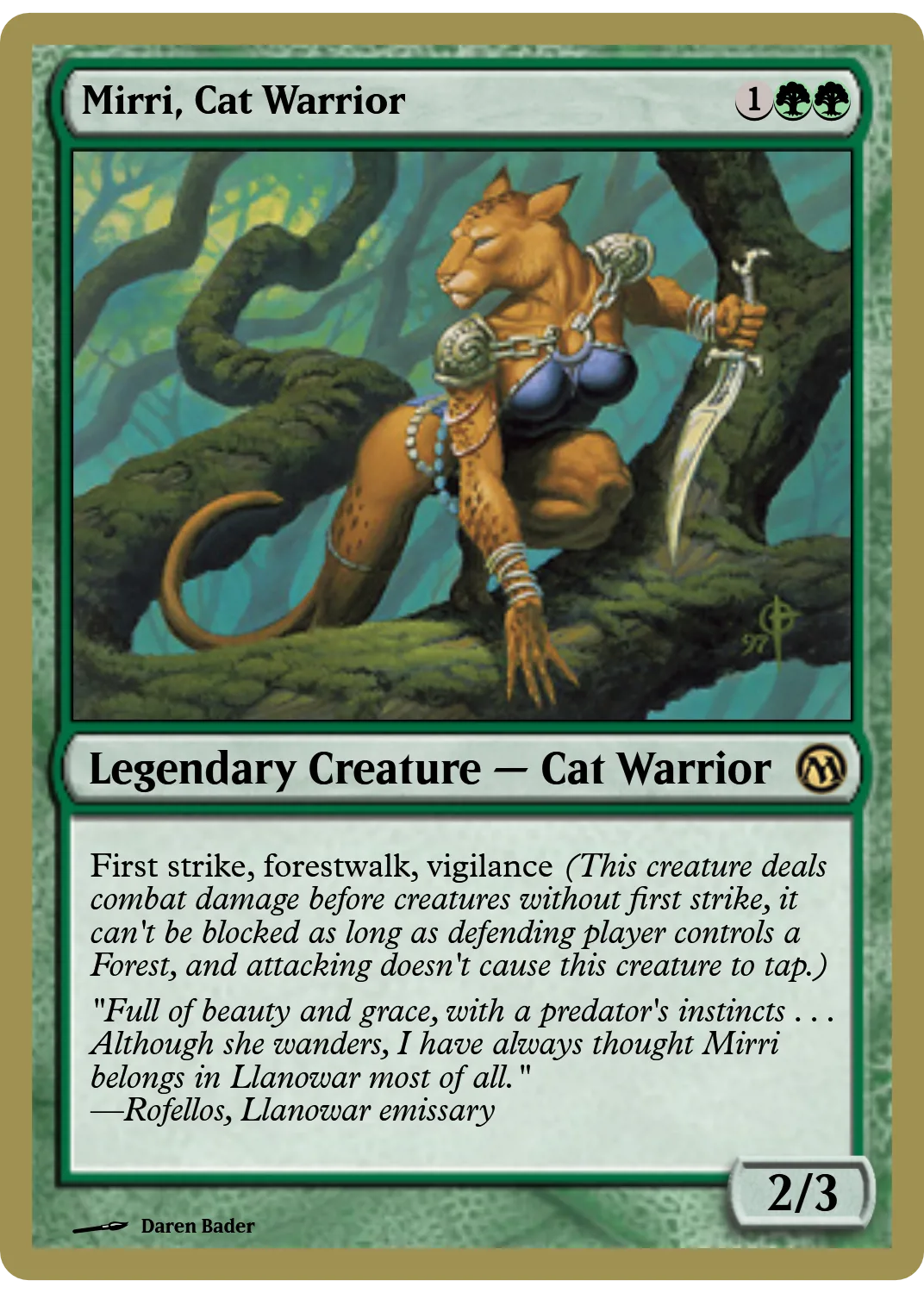 Mirri, Cat Warrior