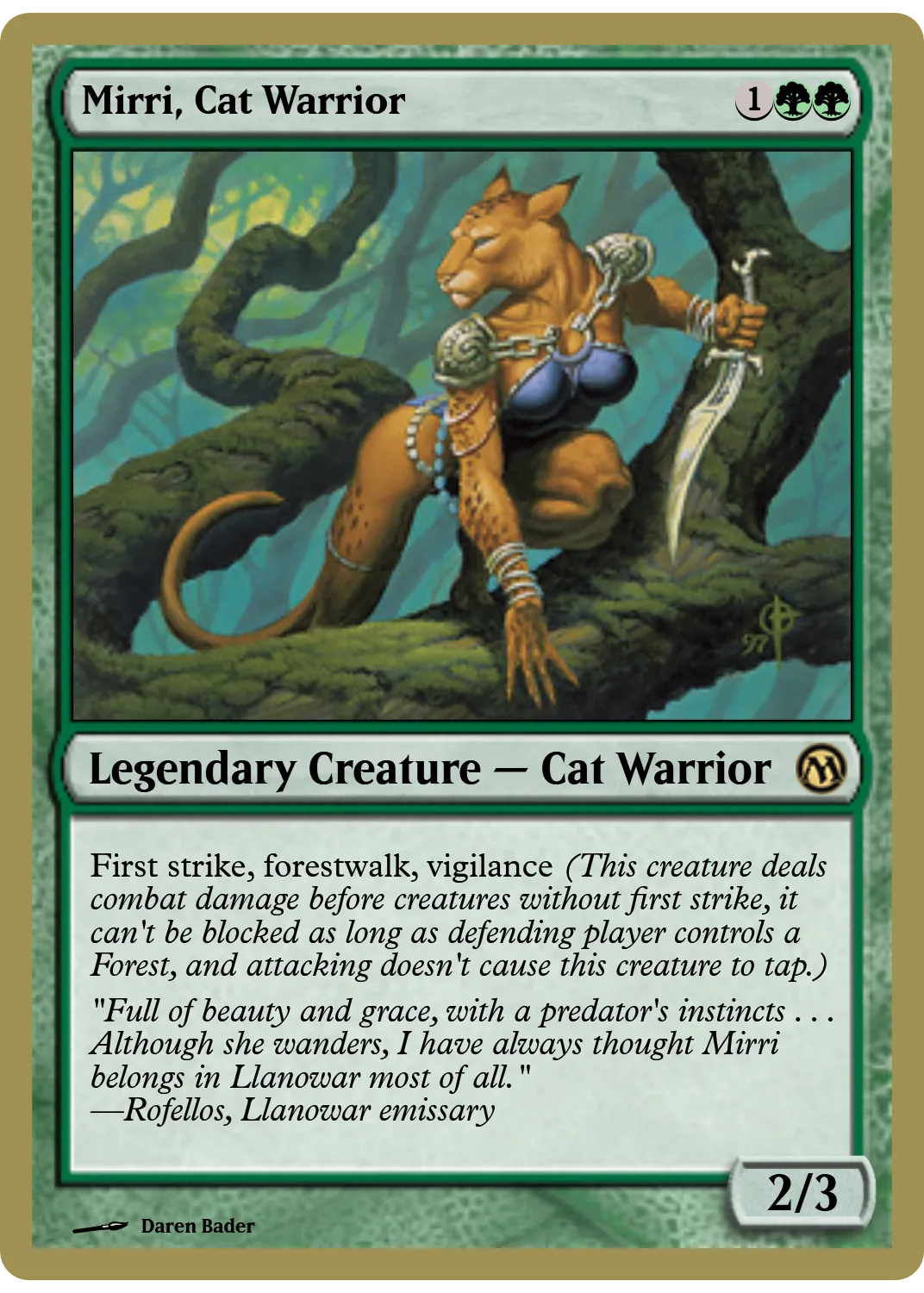Mirri, Cat Warrior