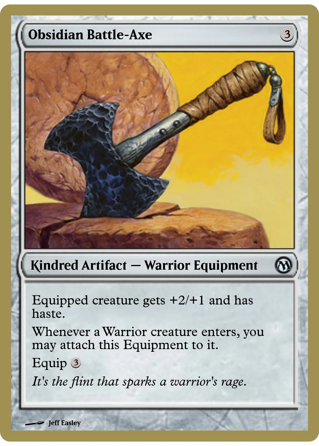 Obsidian Battle-Axe