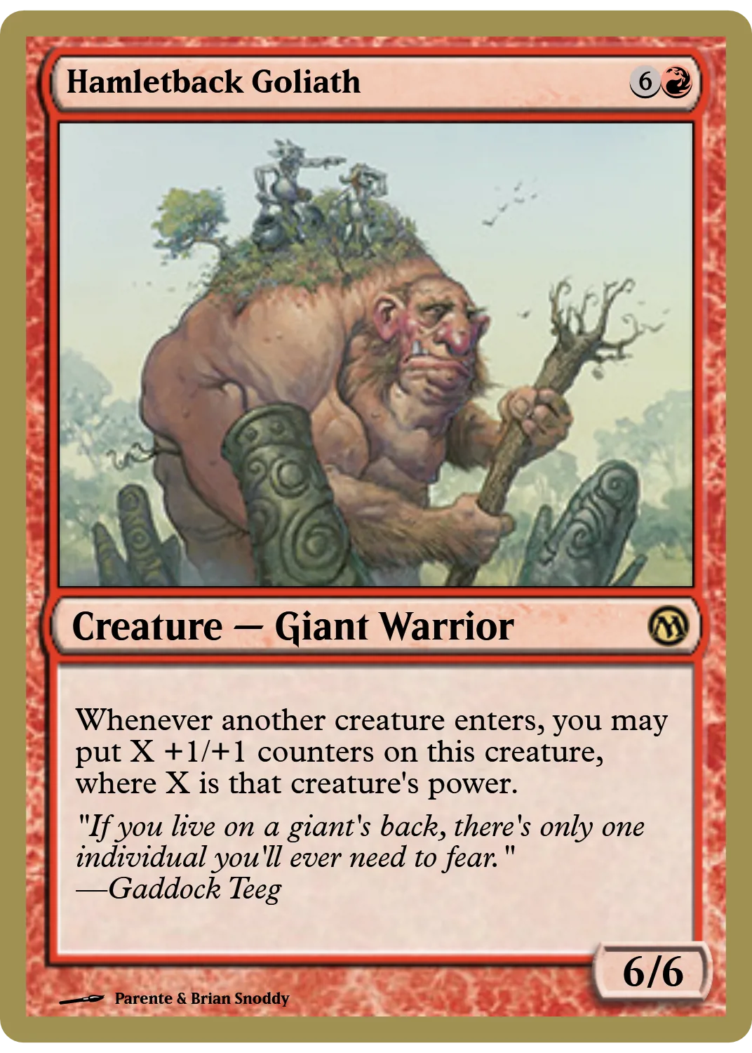 Hamletback Goliath