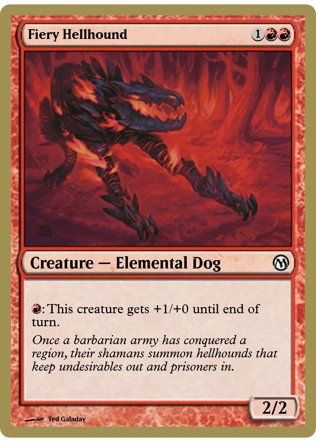 Fiery Hellhound