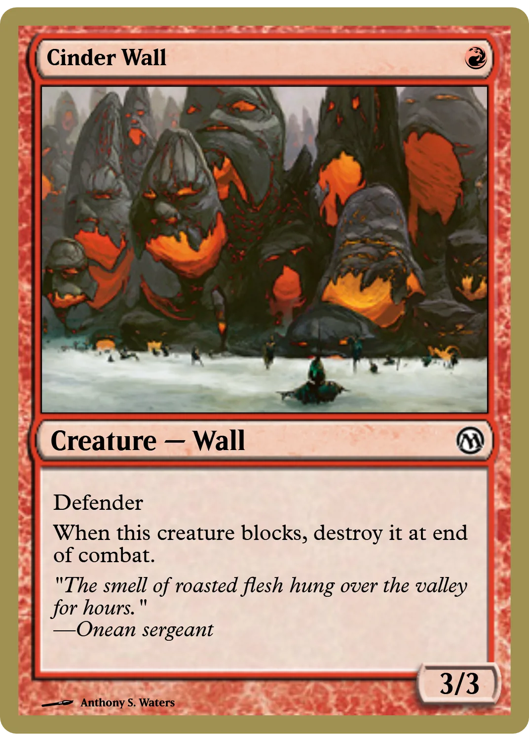 Cinder Wall