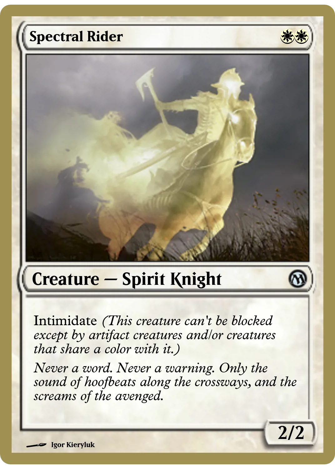 Spectral Rider