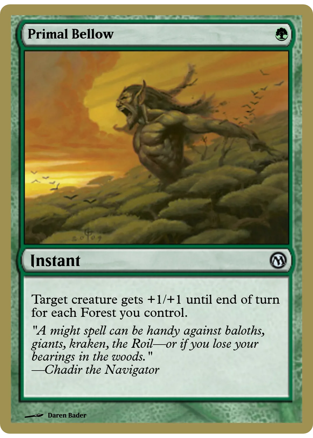 Primal Bellow
