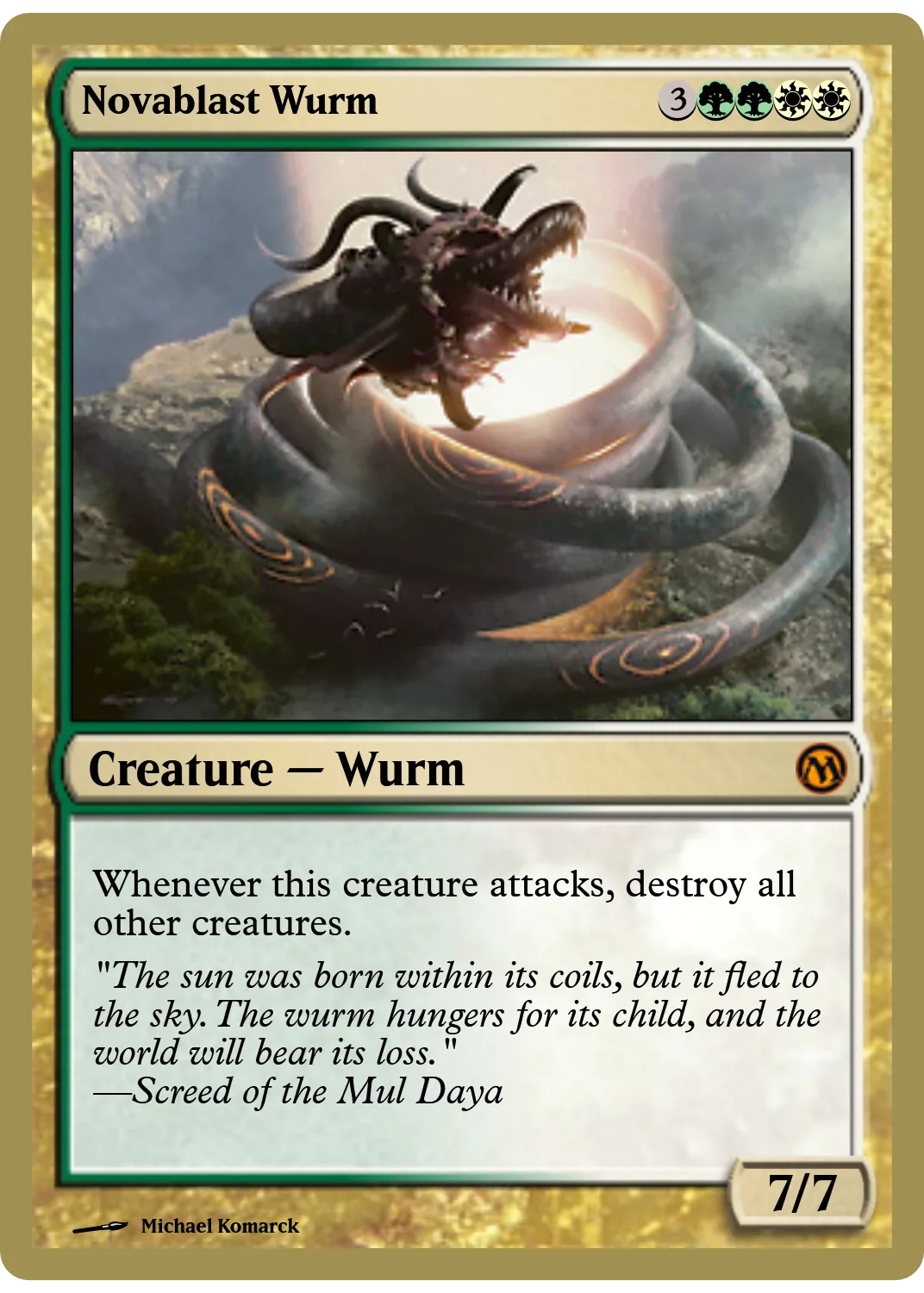 Novablast Wurm