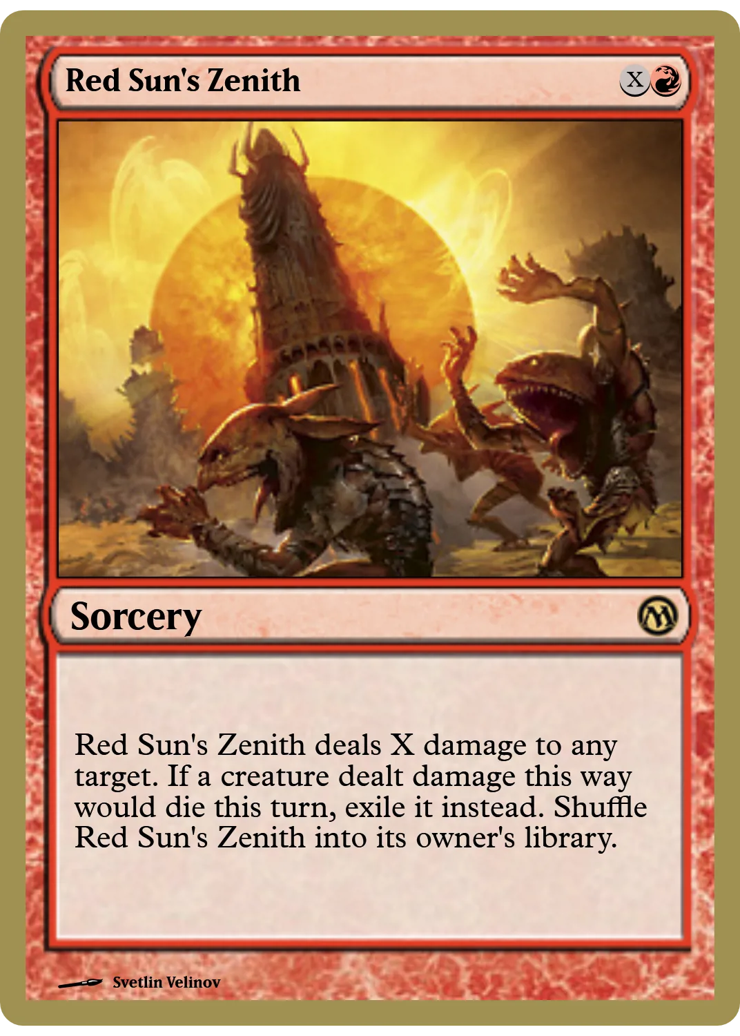 Red Sun's Zenith