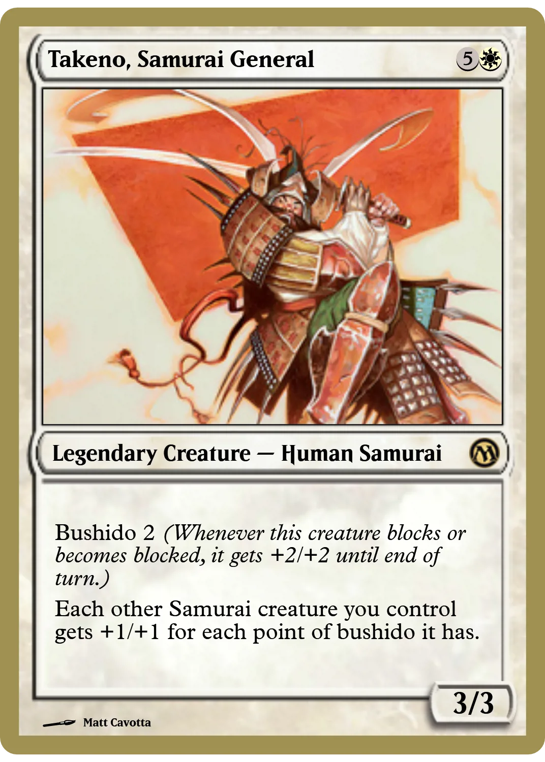 Takeno, Samurai General