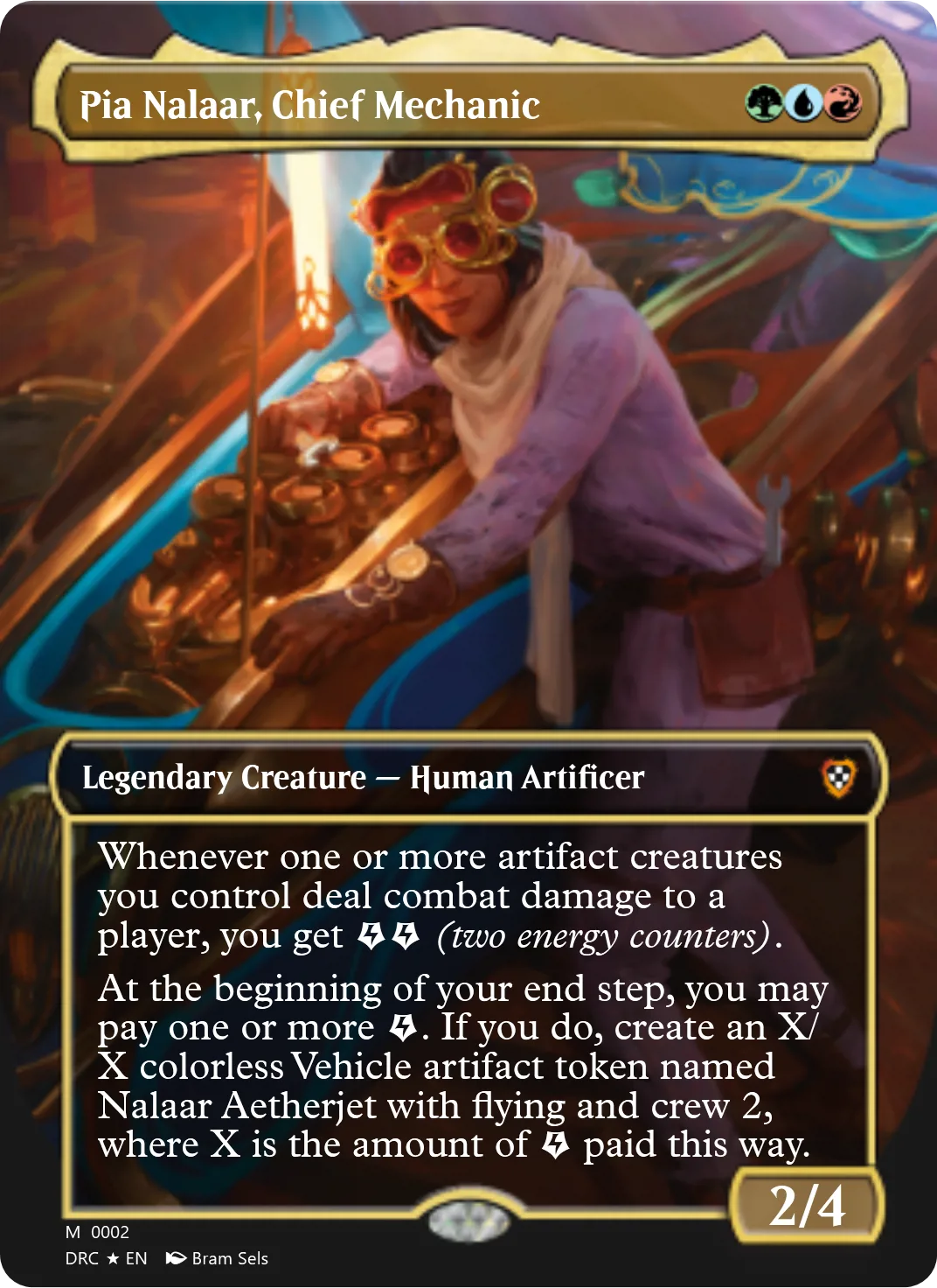 Pia Nalaar, Chief Mechanic