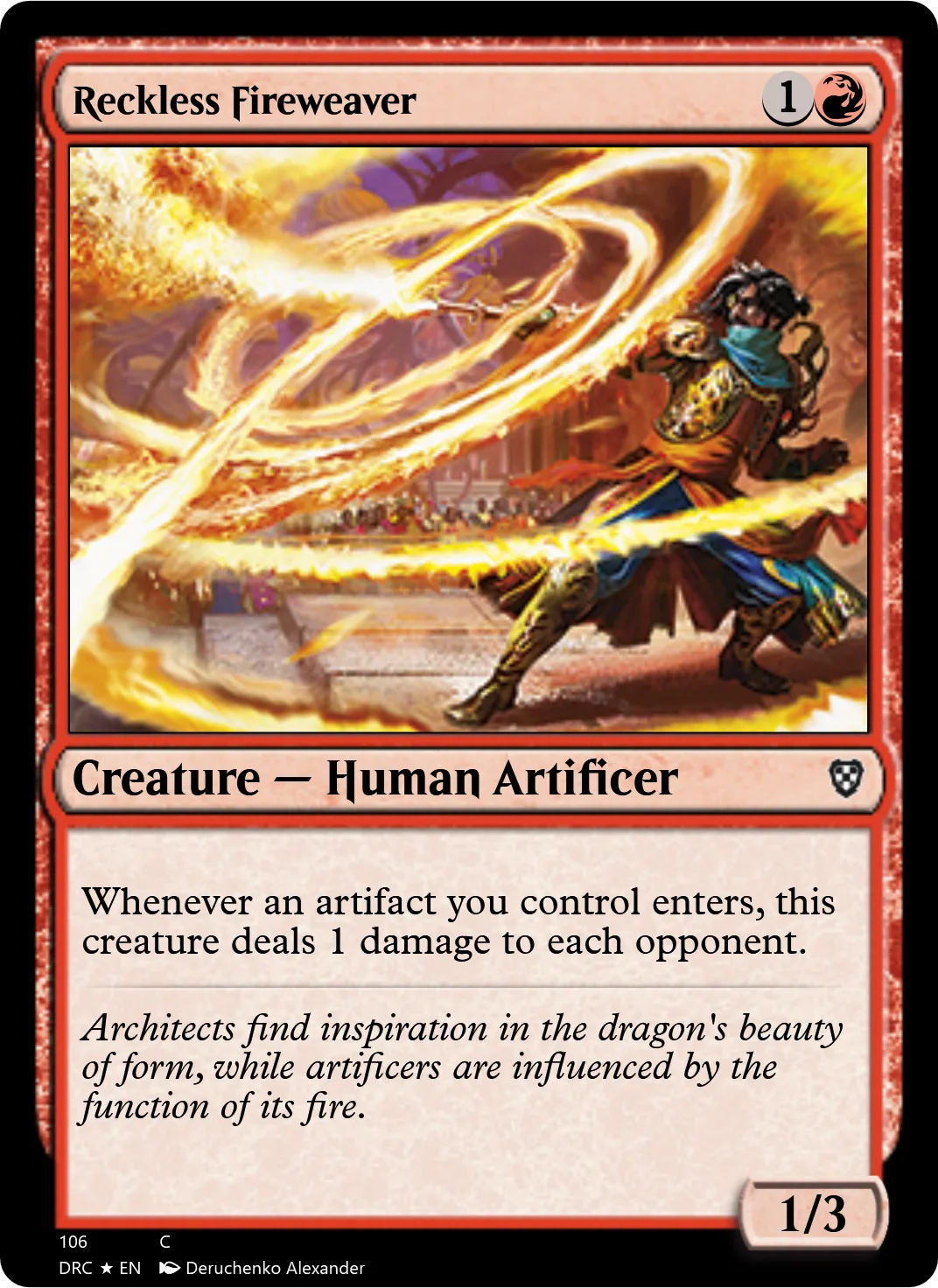 Reckless Fireweaver