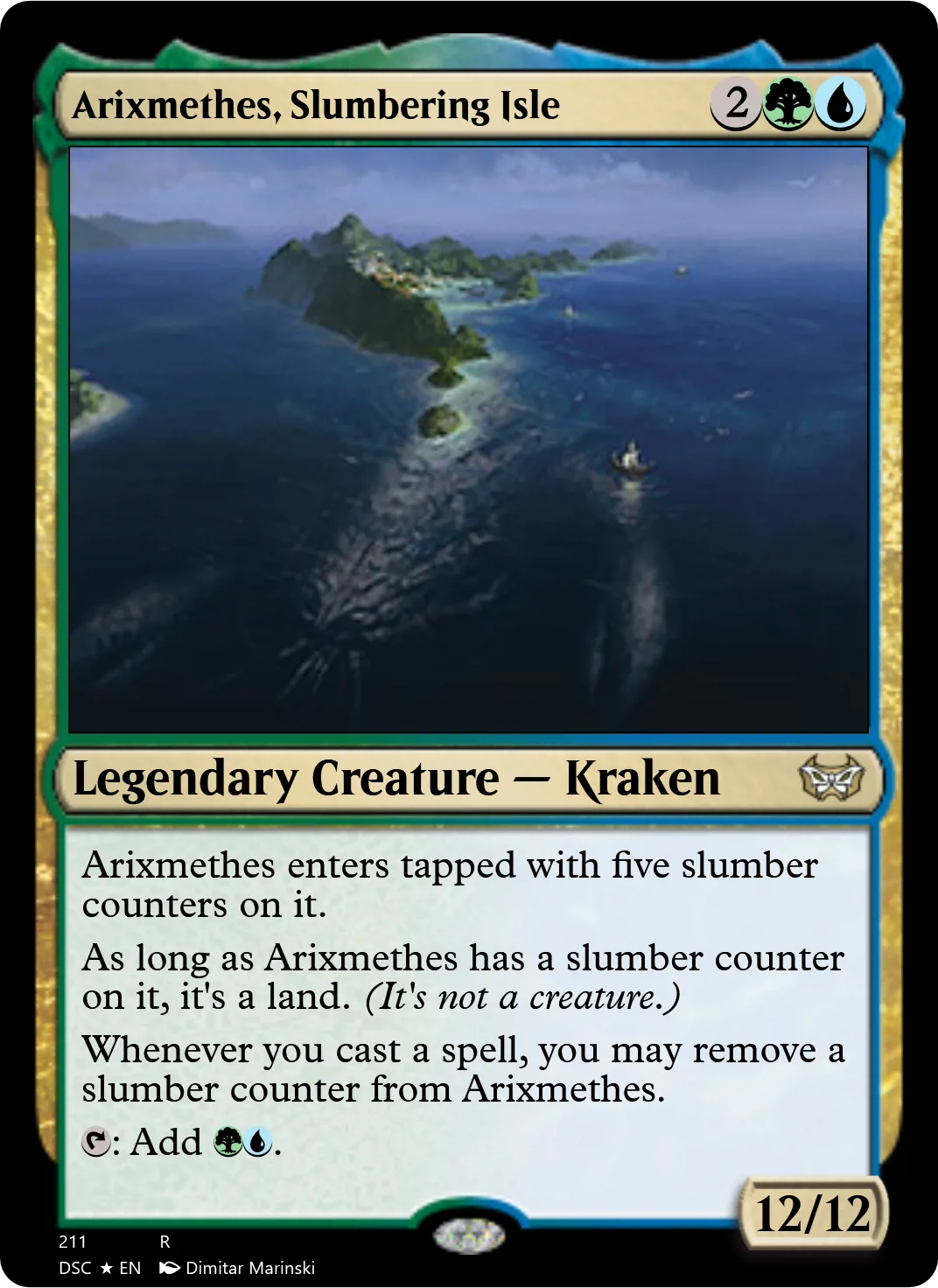 Arixmethes, Slumbering Isle