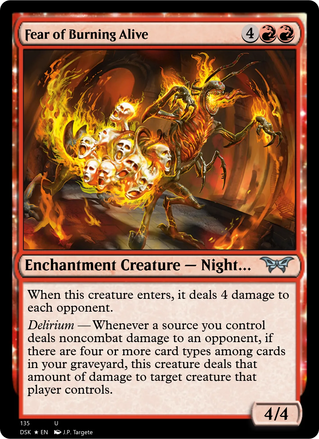 Fear of Burning Alive