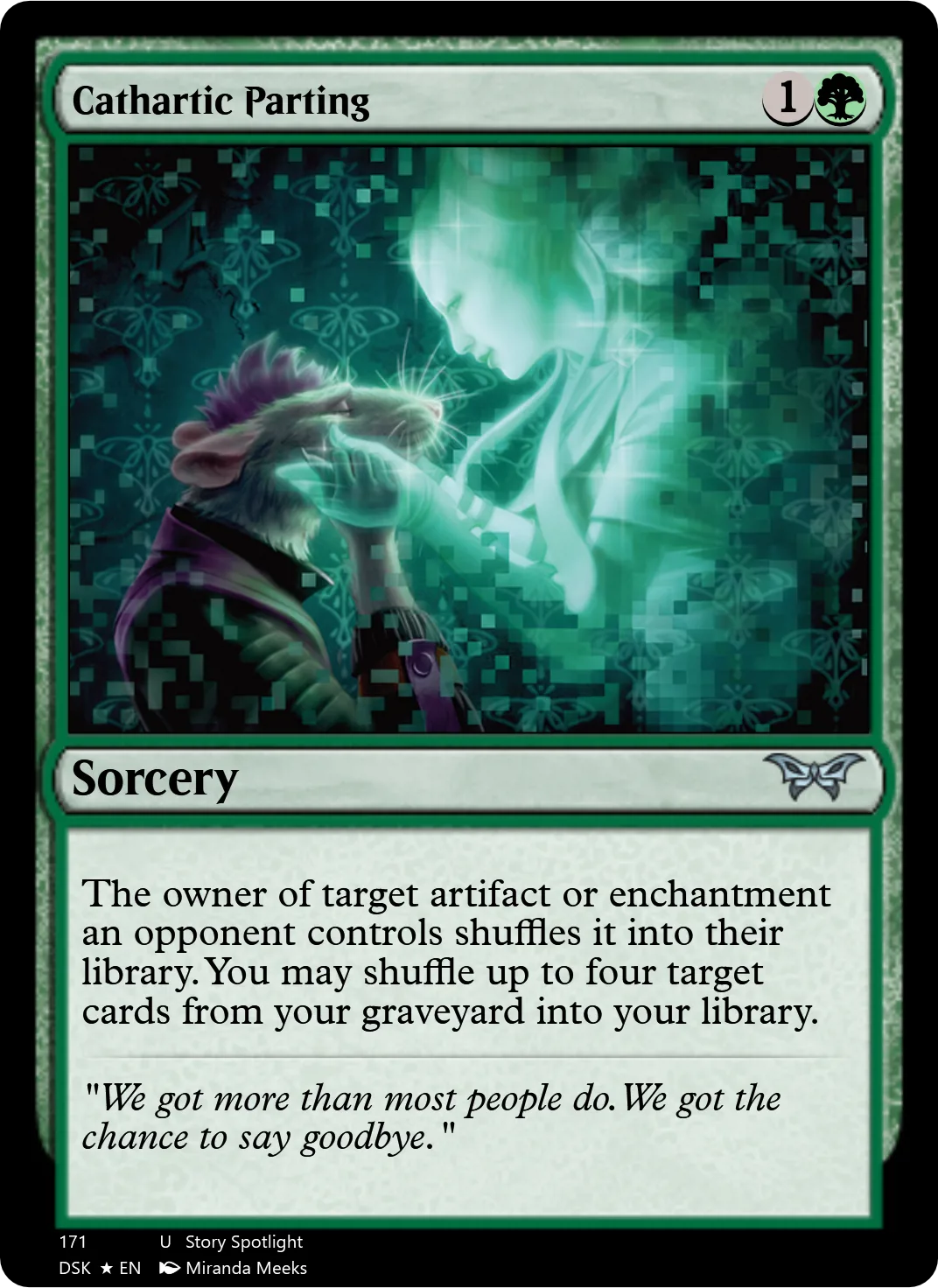 Cathartic Parting