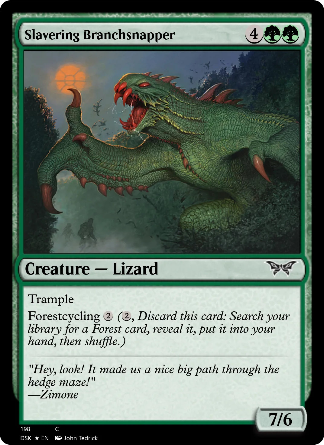 Slavering Branchsnapper