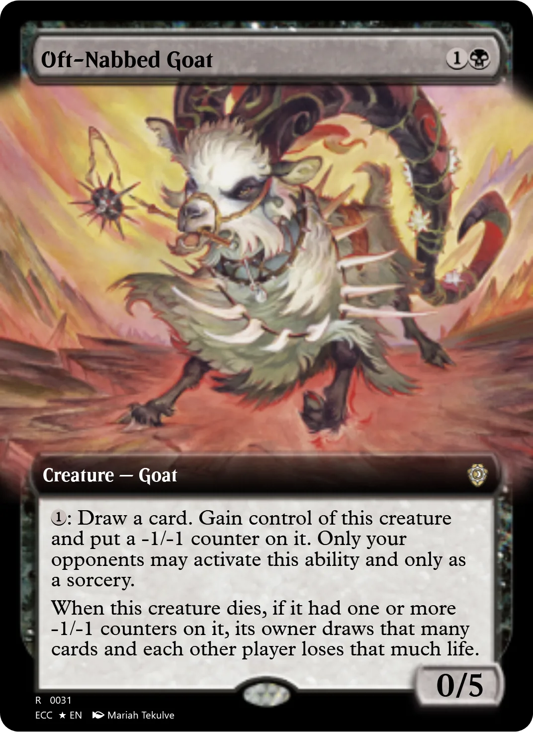 Oft-Nabbed Goat